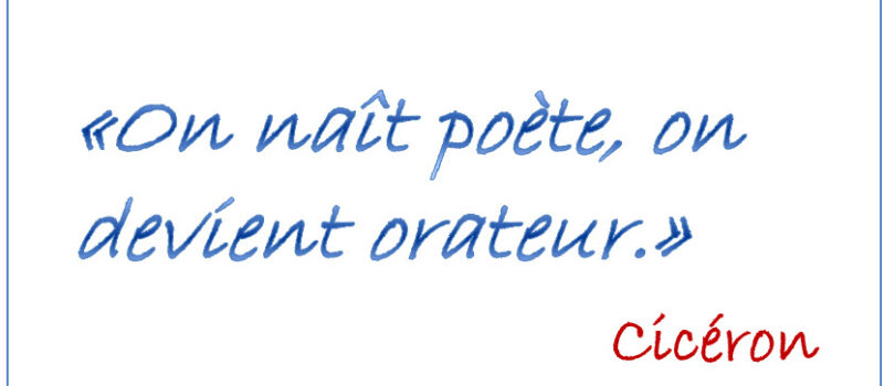 ATELIER ORATOIRE POUR LES ÉLÈVES DE PREMIERE