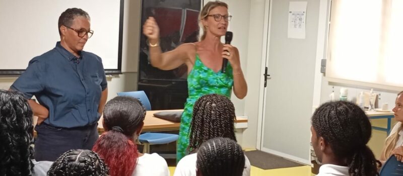 ALEXANDRA LAMY PRÉSENTE AU LNA SON 1er FILM