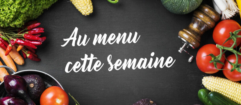 MENU DU MOIS D’OCTOBRE