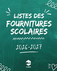 LISTES SCOLAIRES 2026-2027
